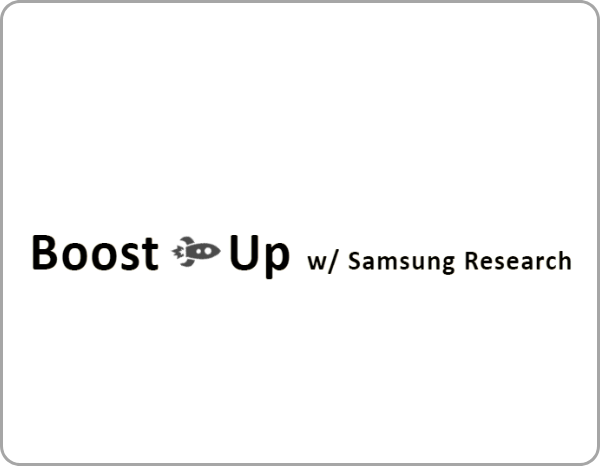 Boost-Up w/ Samsung Research Program 2025 パートナー募集のお知らせ サムネイル